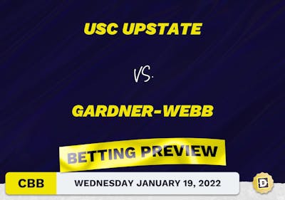 USC Upstate vs. Gardner-Webb CBB Predictions and Odds - Jan 19, 2022