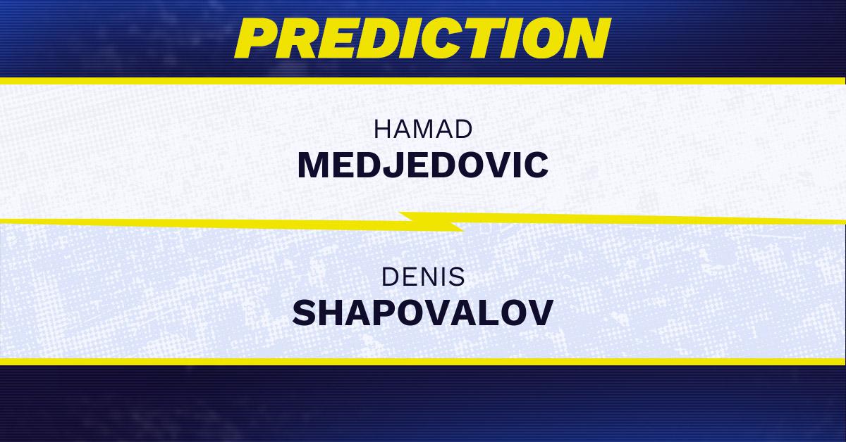 Hamad Medjedovic vs. Denis Shapovalov Prediction, Odds, Picks for ATP Belgrade 2024