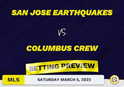 San Jose Earthquakes vs. Columbus Crew Predictions - Mar 5, 2022