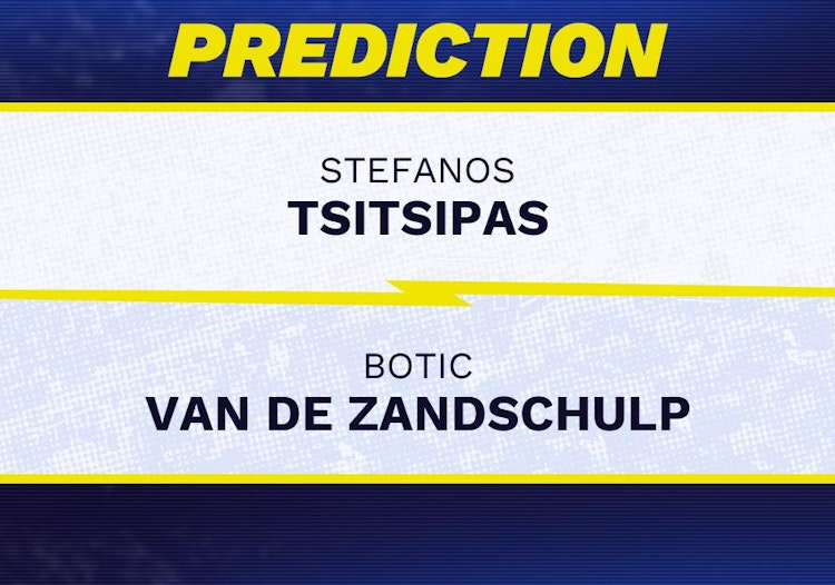 Stefanos Tsitsipas vs Botic Van de Zandschulp Tennis Prediction.