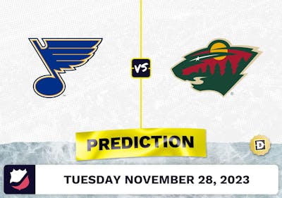 Blues vs. Wild Prediction and Odds - November 28, 2023