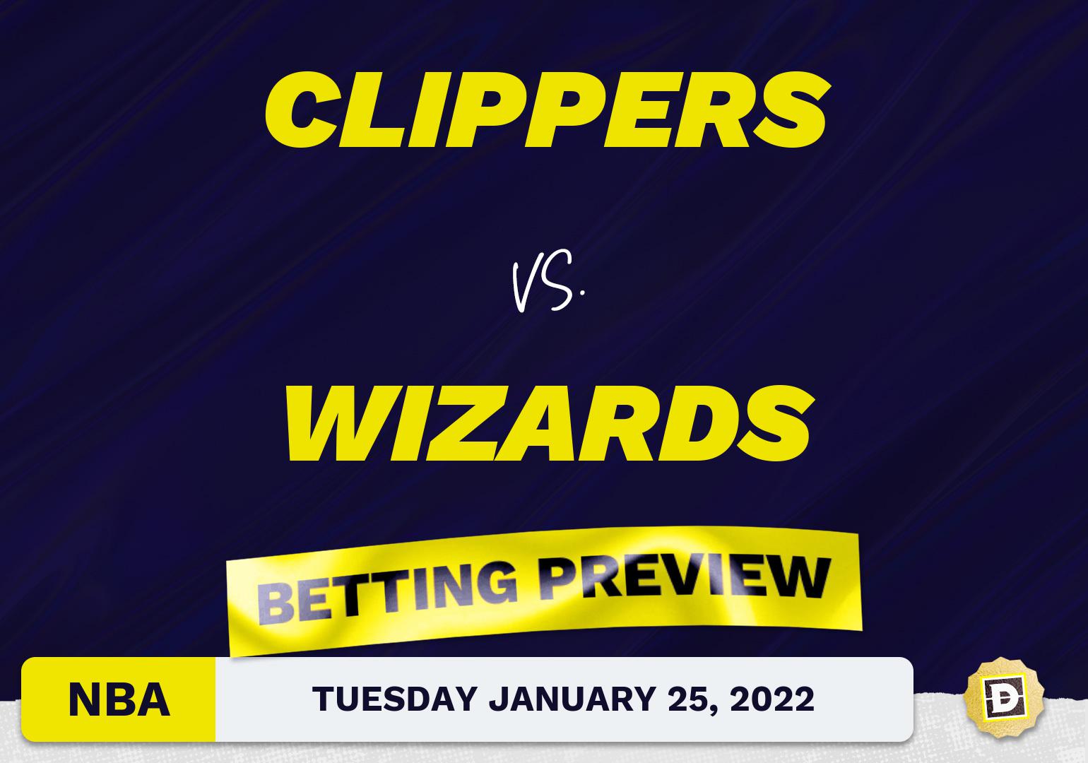 Clippers vs. Wizards Predictions and Odds - Jan 25, 2022