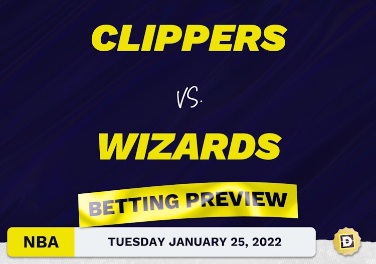 Clippers vs. Wizards Predictions and Odds - Jan 25, 2022