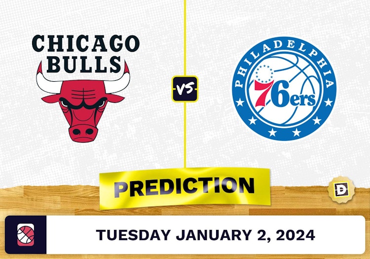 Chicago Bulls vs. Philadelphia 76ers Prediction, Odds, NBA Picks  [1/2/2024]