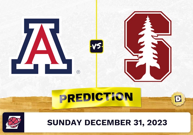 Arizona vs. Stanford Prediction, Odds, College Basketball Picks  [12/31/2023]