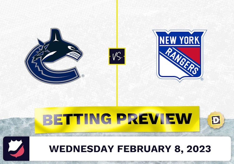 Canucks vs. Rangers Prediction and Odds - Feb 8, 2023