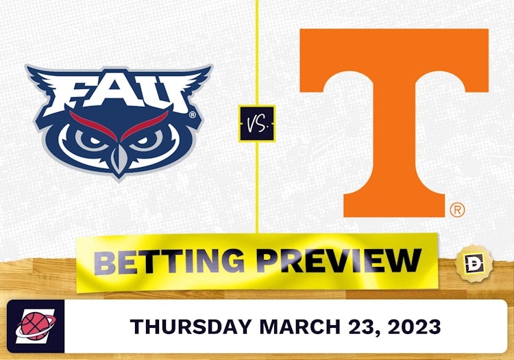 Florida Atlantic vs. Tennessee March Madness Prediction - Mar 23, 2023
