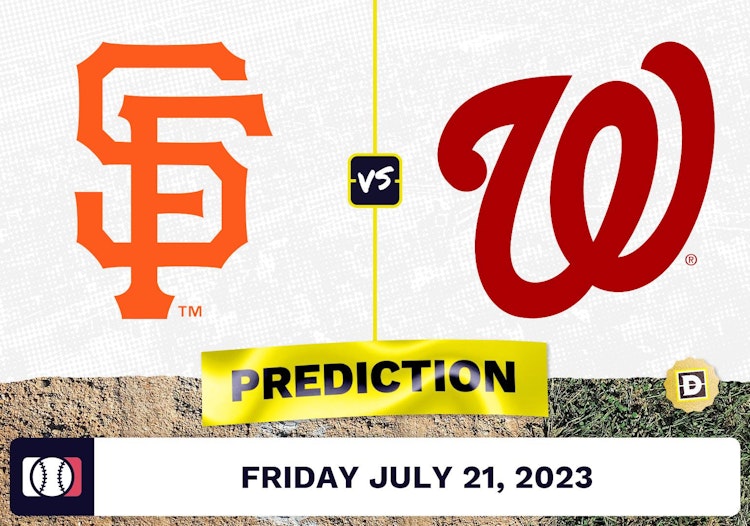 Giants vs. Nationals Prediction for MLB Friday [7/21/2023]