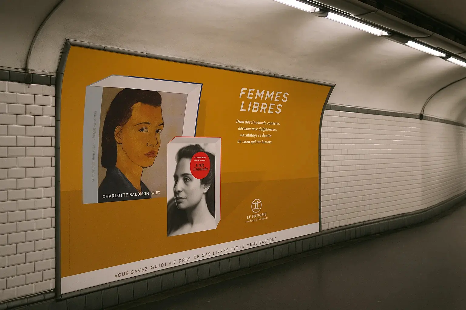 Réalisation 123IMPRIM : Affiches pour métro