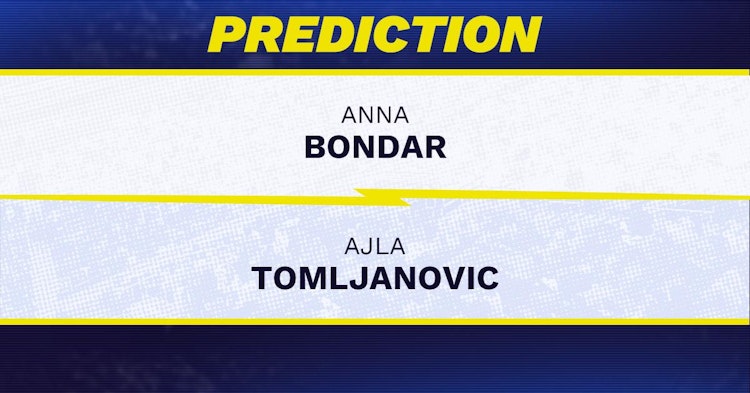 Anna Bondar vs Ajla Tomljanovic Tennis Prediction.