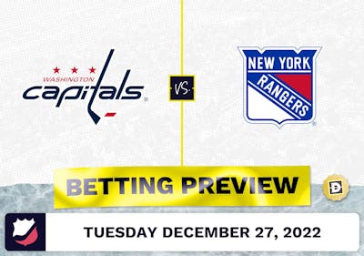 Capitals vs. Rangers Prediction and Odds - Dec 27, 2022