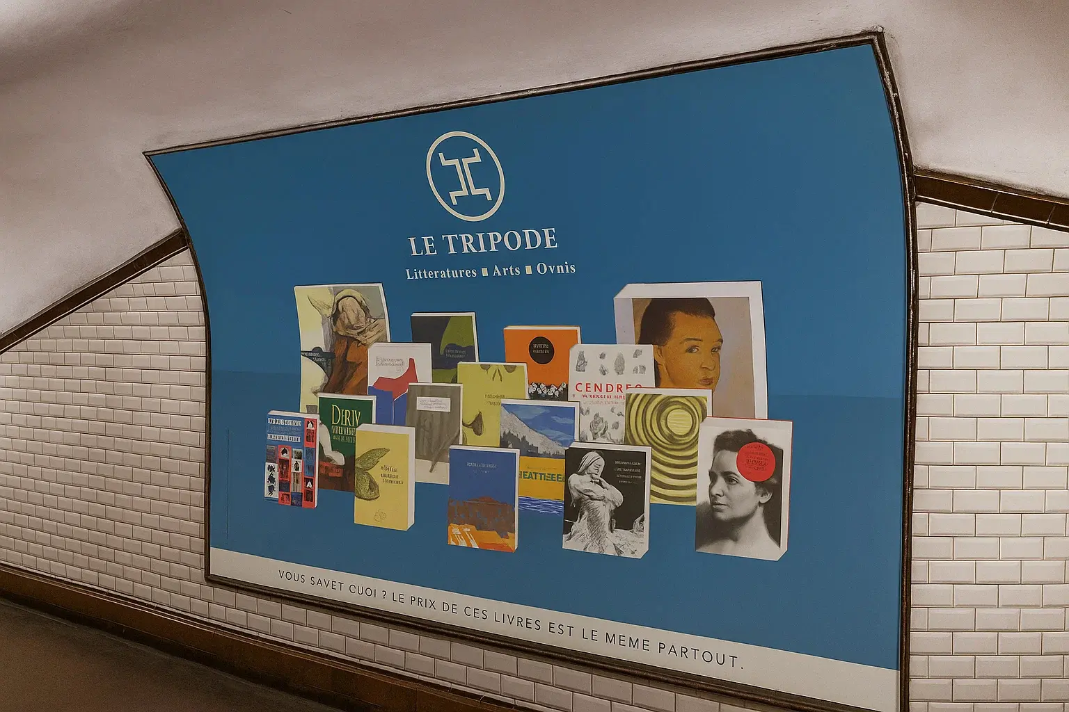 Réalisation 123IMPRIM : Des affiches pour une campgane publiciatire dans le métro