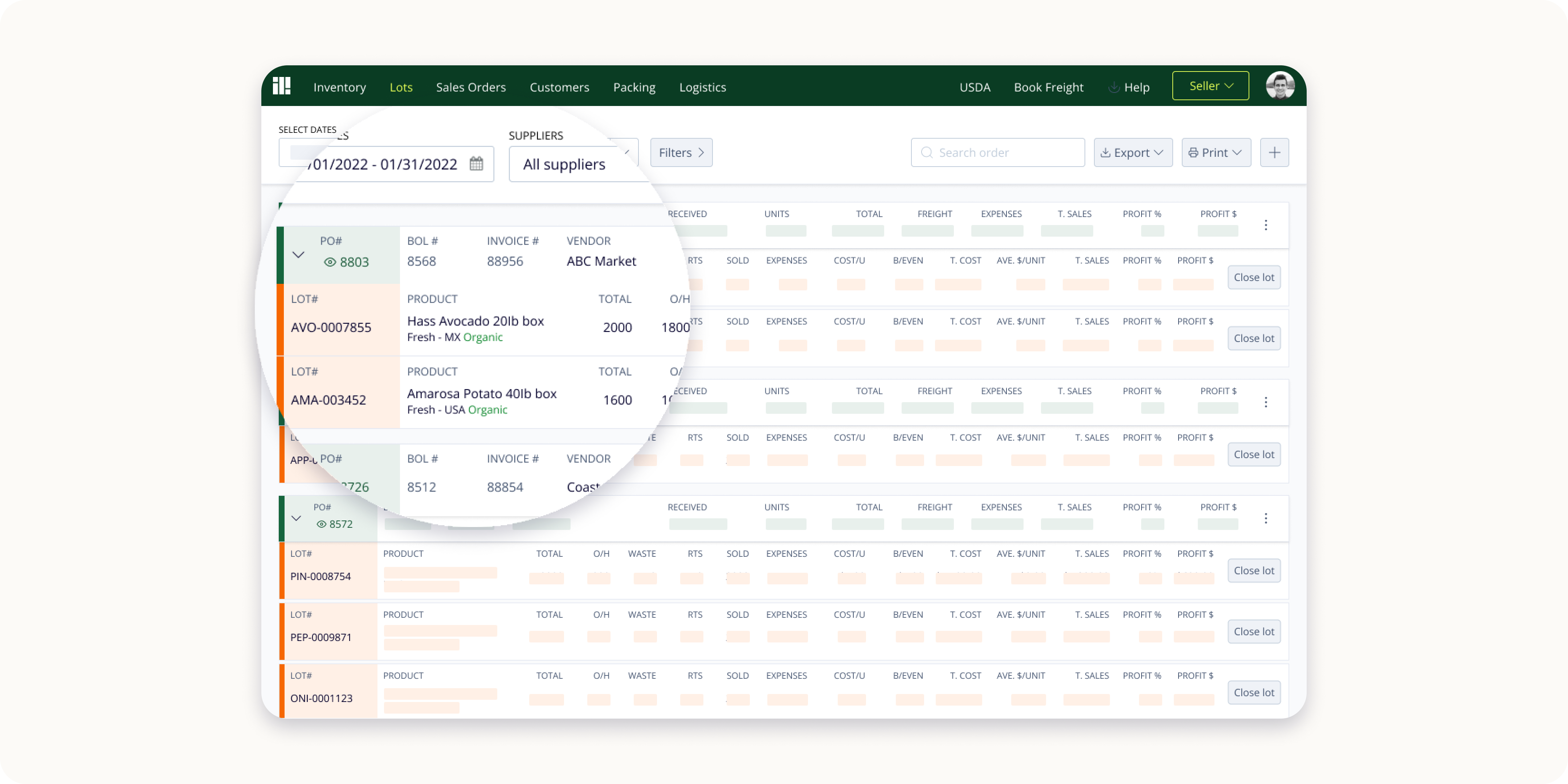 Screenshot of Silo's product