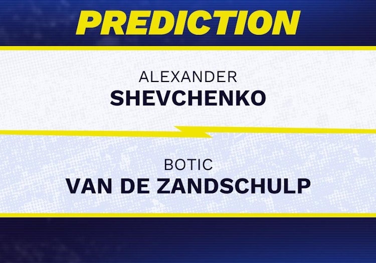 Alexander Shevchenko vs Botic Van de Zandschulp Tennis Prediction.