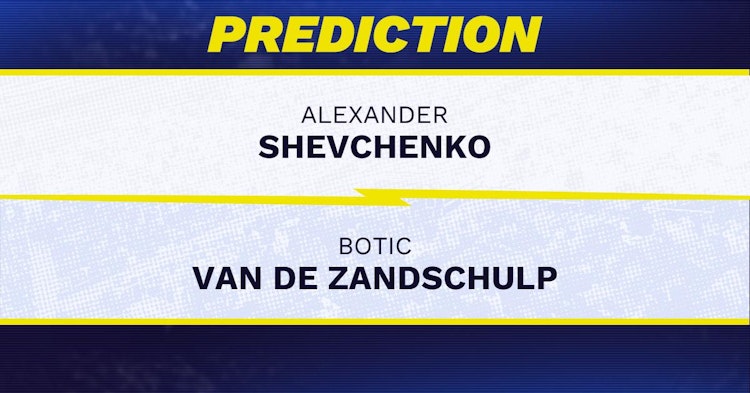 Alexander Shevchenko vs Botic Van de Zandschulp Tennis Prediction.