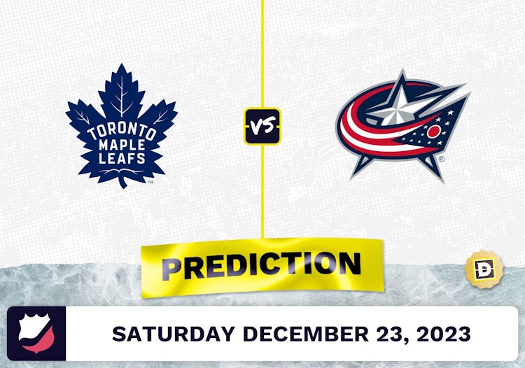 Toronto Maple Leafs vs. Columbus Blue Jackets Prediction, Odds, NHL Picks  [12/23/2023]