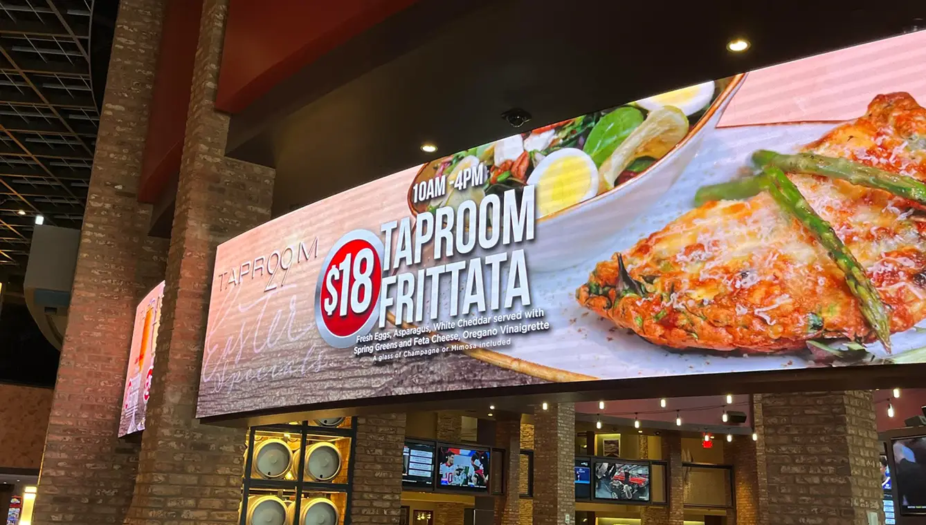 IPTV Digital Signage for Promoting Dining Options