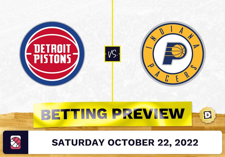 Pistons vs. Pacers Prediction and Odds - Oct 22, 2022