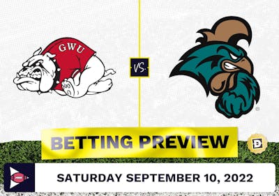 Gardner-Webb vs. Coastal Carolina CFB Prediction and Odds - Sep 10, 2022