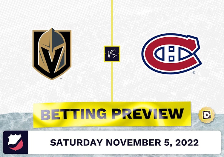 Golden Knights vs. Canadiens Prediction and Odds - Nov 5, 2022