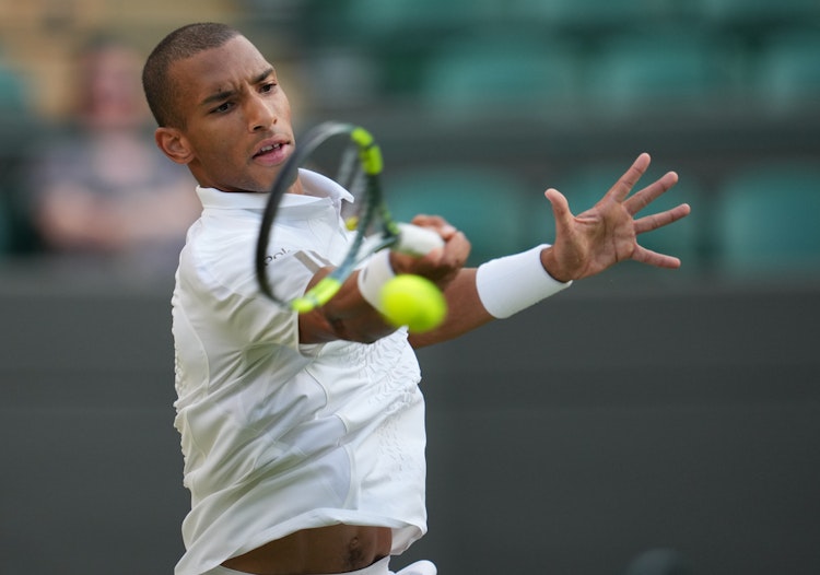Wimbledon tennis parlay featuring Felix Auger-Aliassime on July 3.