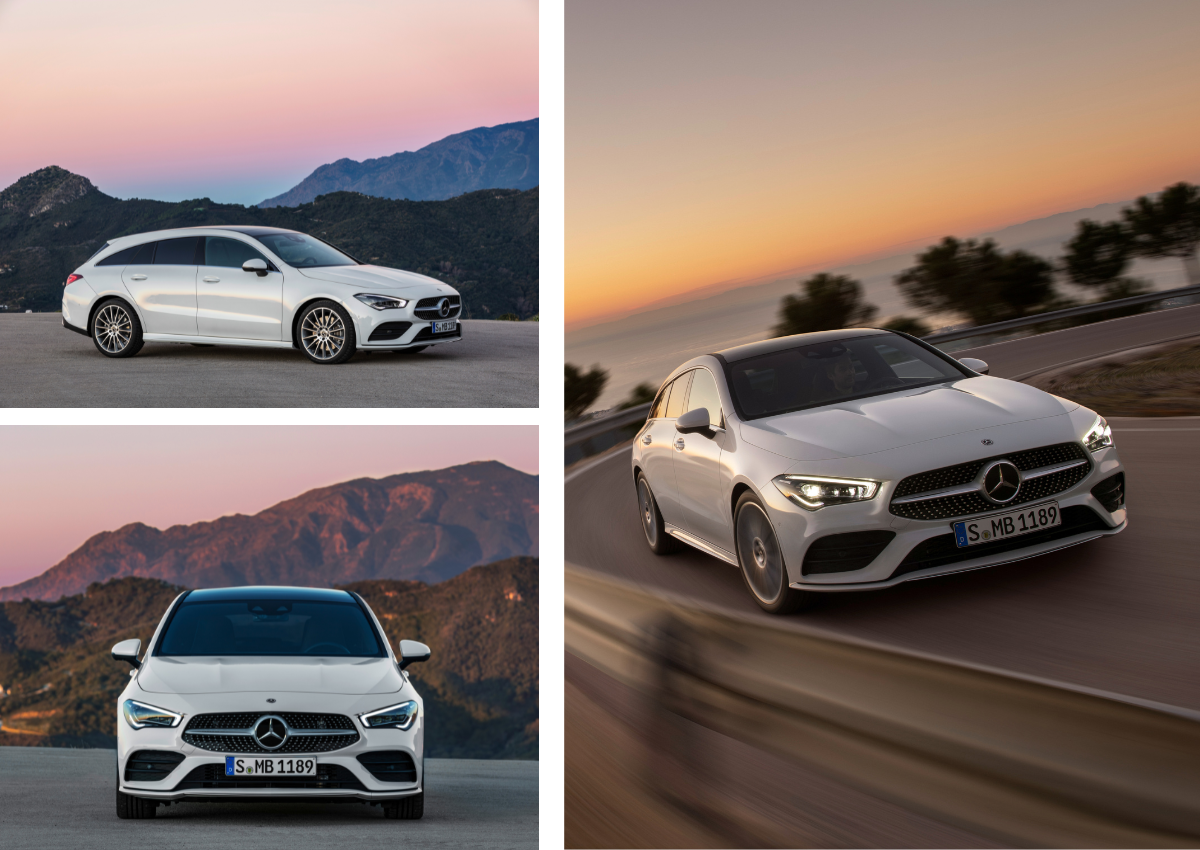 Das Exterieur des Mercedes-Benz CLA Shooting-Brake
