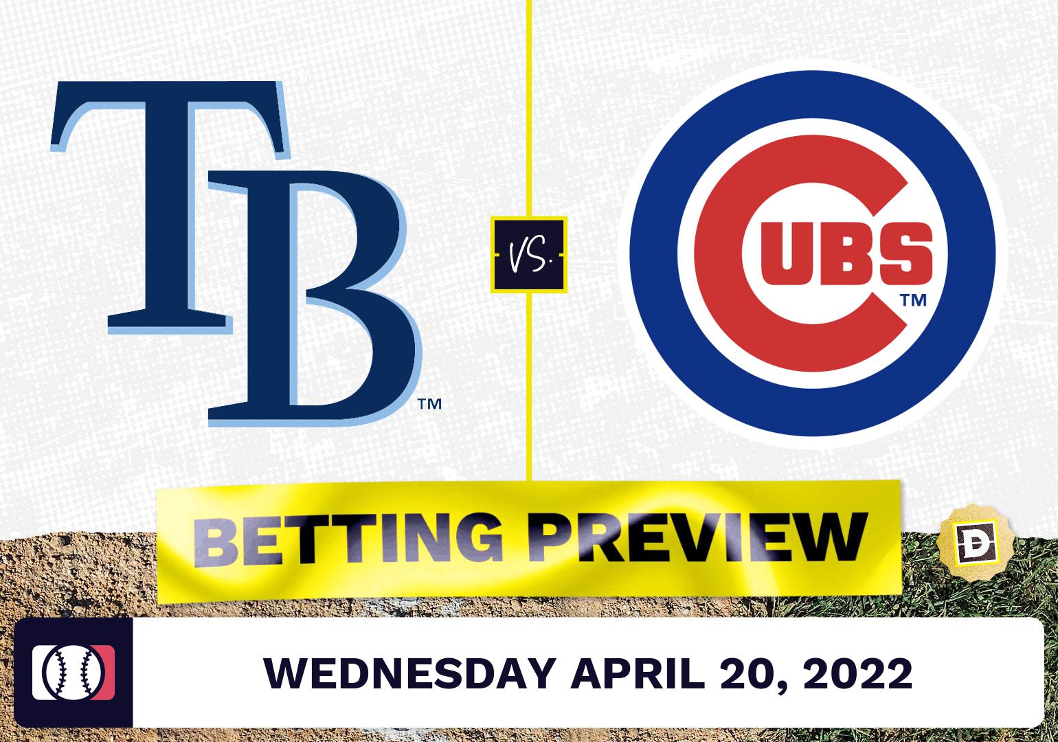 Rays vs. Cubs Prediction and Odds - Apr 20, 2022