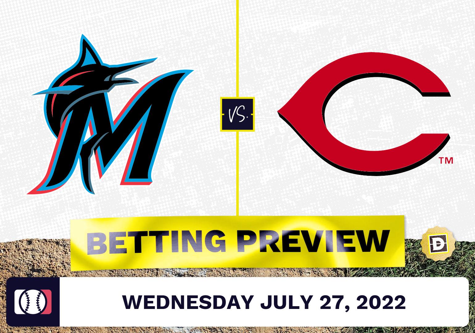 Marlins vs. Reds Prediction and Odds - Jul 27, 2022