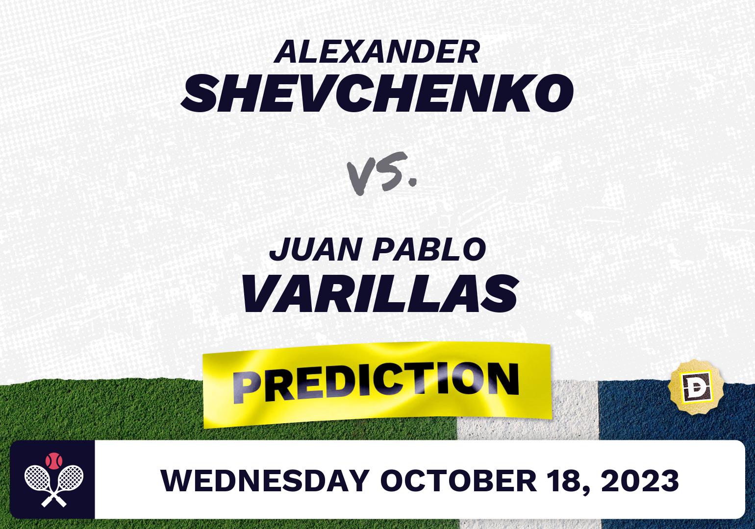 Alexander Shevchenko vs. Juan Pablo Varillas Prediction - ATP Antwerp 2023