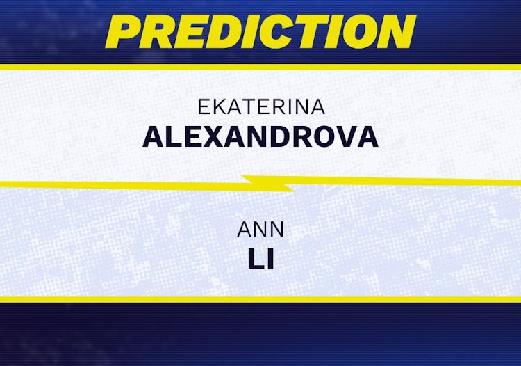 Ekaterina Alexandrova vs Ann Li Tennis Prediction.