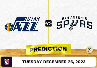 Utah Jazz vs. San Antonio Spurs Prediction, Odds, NBA Picks  [12/26/2023]