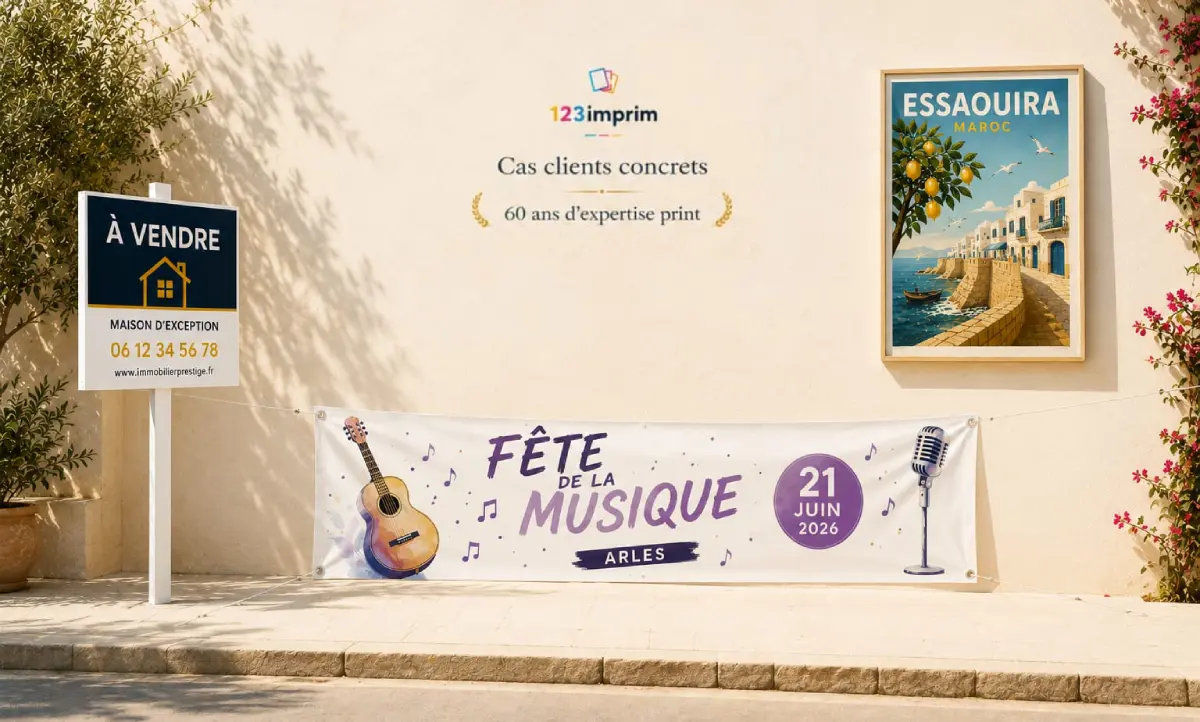 Réalisation 123Immprim - Cas clients