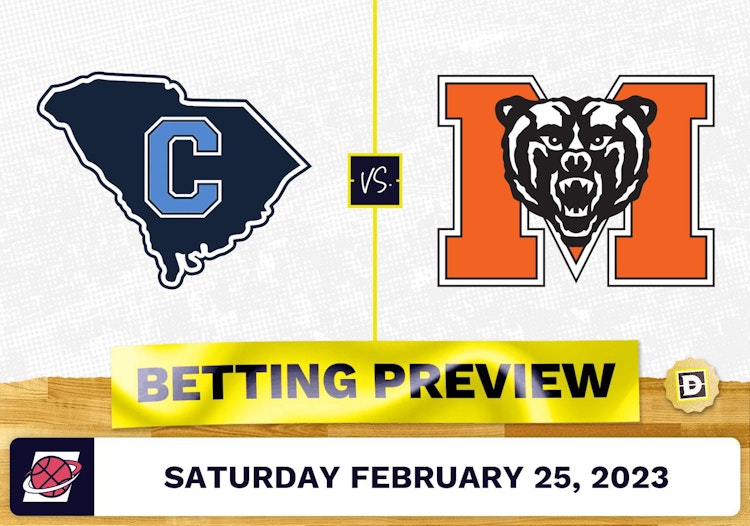Citadel vs. Mercer CBB Prediction and Odds - Feb 25, 2023