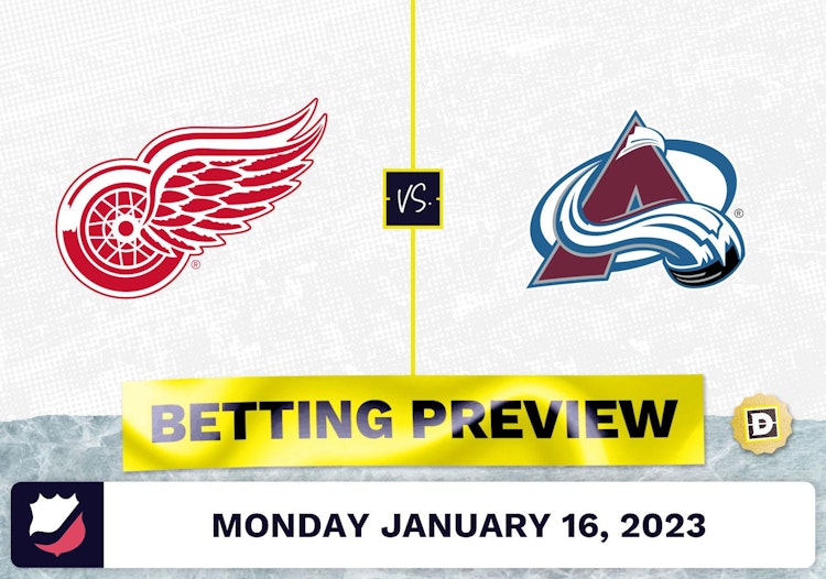 Red Wings vs. Avalanche Prediction and Odds - Jan 16, 2023