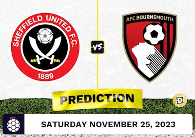 Sheffield United vs. Bournemouth Prediction and Odds - November 25, 2023