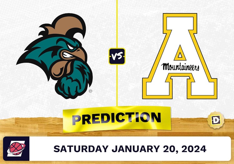 Coastal Carolina vs. Appalachian State Prediction, Odds, College Basketball Picks [1/20/2024]