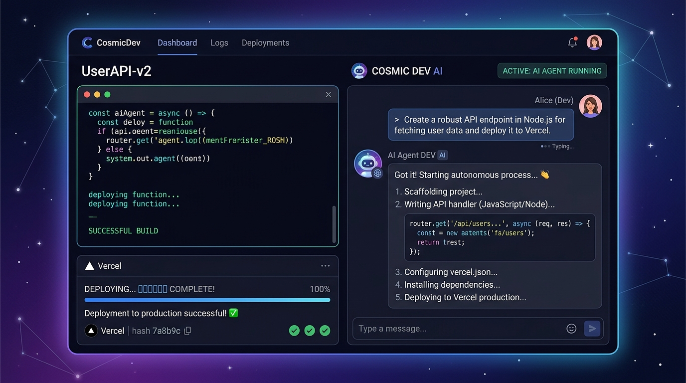 How I Built and Deployed a Micro App Using a Cosmic AI Agent (No Code Required) image