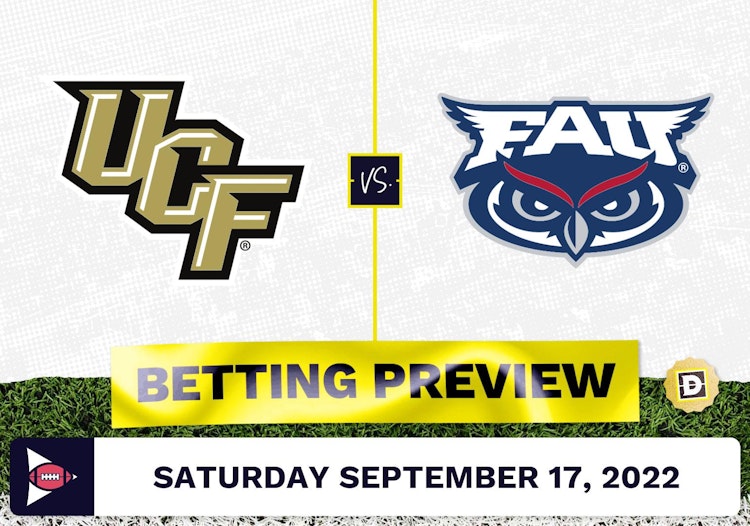 UCF vs. Florida Atlantic CFB Prediction and Odds - Sep 17, 2022