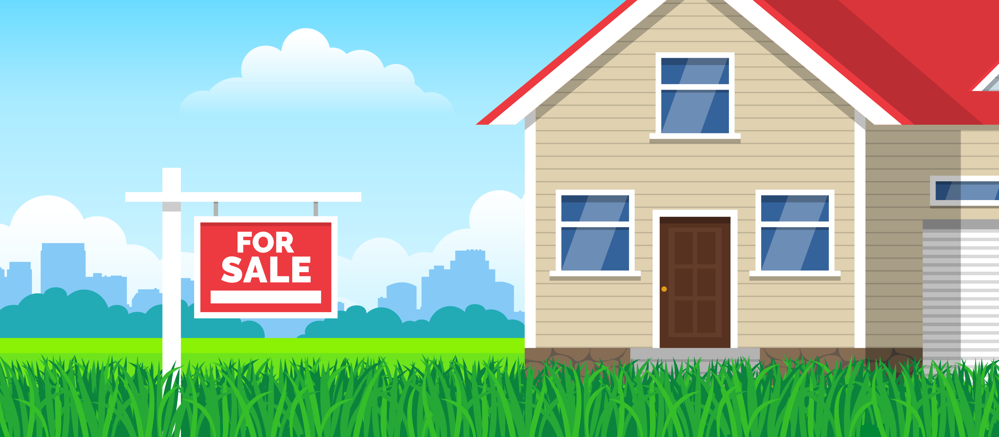 Home for sale sign