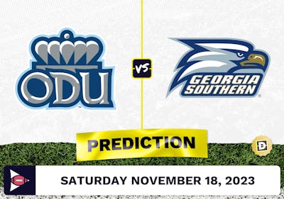 Old Dominion vs. Georgia Southern CFB Prediction and Odds - November 18, 2023