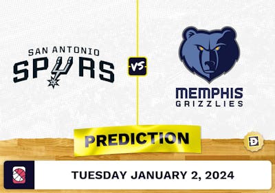 San Antonio Spurs vs. Memphis Grizzlies Prediction, Odds, NBA Picks  [1/2/2024]