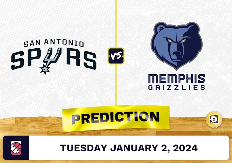 San Antonio Spurs vs. Memphis Grizzlies Prediction, Odds, NBA Picks  [1/2/2024]