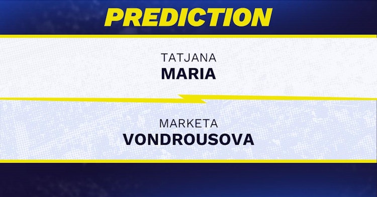 Tatjana Maria vs Marketa Vondrousova Tennis Prediction.