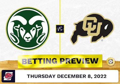 Colorado State vs. Colorado CBB Prediction and Odds - Dec 8, 2022