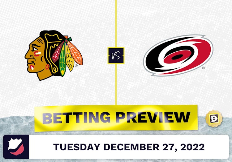 Blackhawks vs. Hurricanes Prediction and Odds - Dec 27, 2022