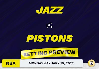 Jazz vs. Pistons Predictions and Odds - Jan 10, 2022