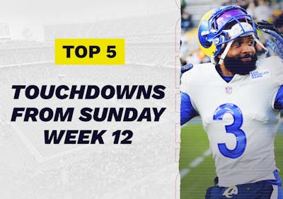 2021 NFL Season: The Top 5 Touchdowns of Sunday, November 28, 2021