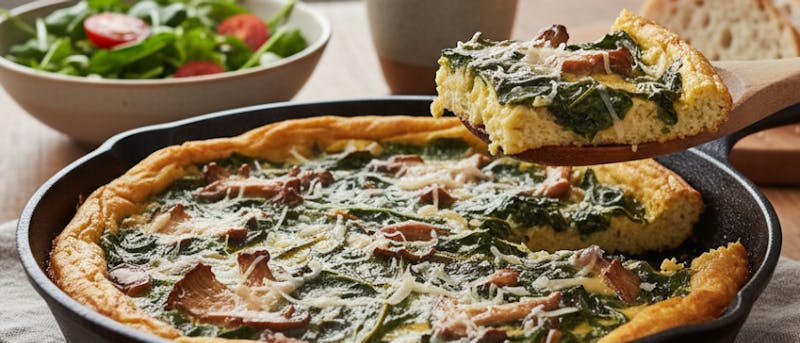 Swiss Chard & Oyster Mushroom Frittata: Cozy Crowd Pleaser