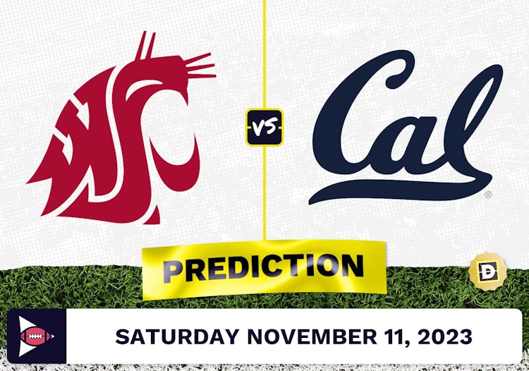 Washington State vs. California CFB Prediction and Odds November 11, 2023