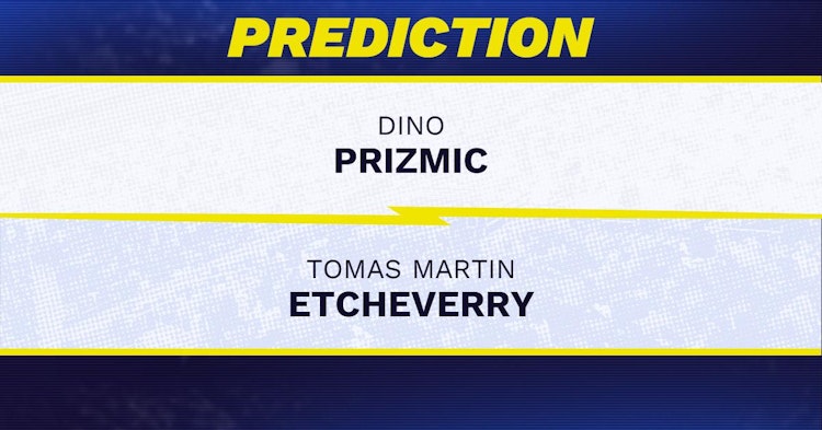 Dino Prizmic vs Tomas Etcheverry Tennis Prediction.